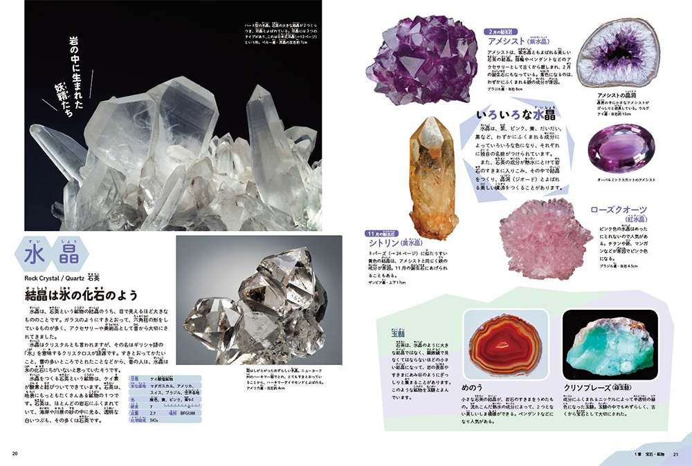 初版本 理科が楽しくなる大自然のふしぎ 岩石・宝石ビジュアル図鑑